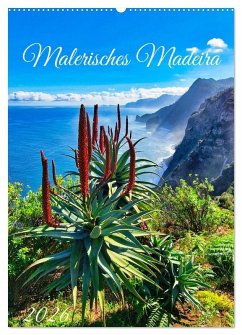 Cover Malerisches Madeira (Wandkalender 2026 DIN A2 hoch), CALVENDO Monatskalender