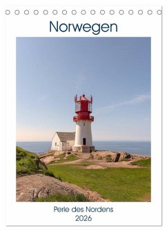 Cover Norwegen - Perle des Nordens (Tischkalender 2026 DIN A5 hoch), CALVENDO Monatskalender