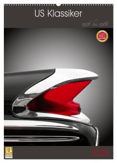Cover US Klassiker 1956 bis 1966 (Wandkalender 2026 DIN A2 hoch), CALVENDO Monatskalender