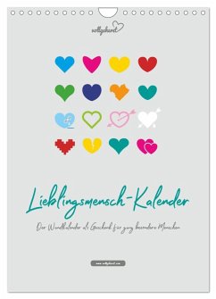 Cover vollgeherzt: Lieblingsmensch-Kalender - Der Wandkalender als Geschenk für ganz besondere Menschen (Wandkalender 2026 DIN A4 hoch), CALVENDO Monatskalender