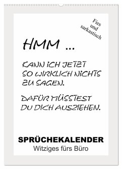Cover Sprüchekalender. Witziges fürs Büro (Wandkalender 2026 DIN A2 hoch), CALVENDO Monatskalender