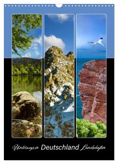 Cover Unterwegs in Deutschland Landschaften (Wandkalender 2026 DIN A3 hoch), CALVENDO Monatskalender