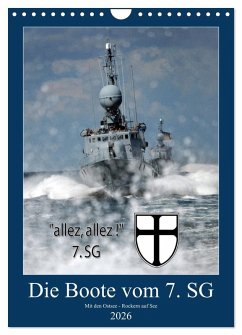 Cover Die Boote vom 7. SG (Wandkalender 2026 DIN A4 hoch), CALVENDO Monatskalender
