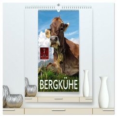 Bergkühe (hochwertiger Premium Wandkalender 2026 DIN A2 hoch), Kunstdruck in Hochglanz