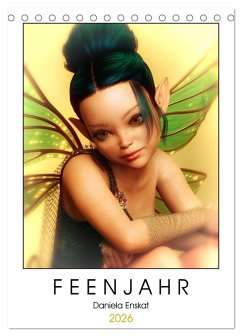 Feenjahr 2026 (Tischkalender 2026 DIN A5 hoch), CALVENDO Monatskalender