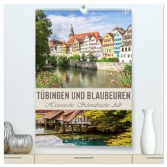 Cover TÜBINGEN UND BLAUBEUREN Historische Schwäbische Alb (hochwertiger Premium Wandkalender 2026 DIN A2 hoch), Kunstdruck in Hochglanz