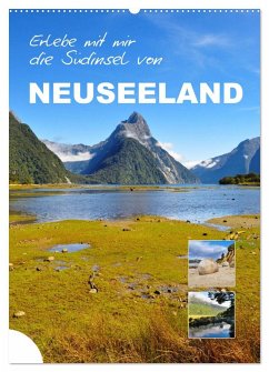 Erlebe mit mir die Südinsel von Neuseeland (Wandkalender 2026 DIN A2 hoch), CALVENDO Monatskalender Erlebe mit mir die Südinsel von Neuseeland (Wandkalender 2026 DIN A2 hoch), CALVENDO Monatskalender