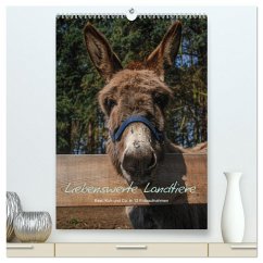 Cover Liebenswerte Landtiere (hochwertiger Premium Wandkalender 2026 DIN A2 hoch), Kunstdruck in Hochglanz