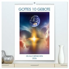 Cover GOTTES 10 GEBOTE (hochwertiger Premium Wandkalender 2026 DIN A2 hoch), Kunstdruck in Hochglanz
