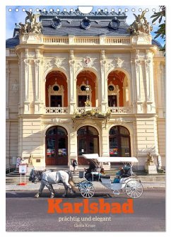 Cover Karlsbad - prächtig und elegant (Wandkalender 2026 DIN A4 hoch), CALVENDO Monatskalender