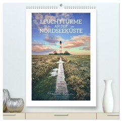 Cover Leuchttürme an der Nordseeküste (hochwertiger Premium Wandkalender 2026 DIN A2 hoch), Kunstdruck in Hochglanz