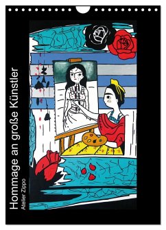 Hommage an große Künstler (Wandkalender 2026 DIN A4 hoch), CALVENDO Monatskalender