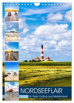 Cover NORDSEEFLAIR - St. Peter Ording und Westerhever (Wandkalender 2026 DIN A4 hoch), CALVENDO Monatskalender