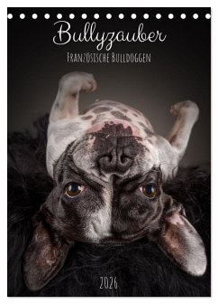 Bullyzauber - Französische Bulldoggen (Tischkalender 2026 DIN A5 hoch), CALVENDO Monatskalender