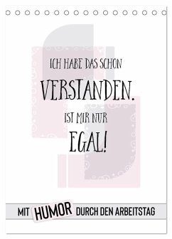 Cover Mit Humor durch den Arbeitstag (Tischkalender 2026 DIN A5 hoch), CALVENDO Monatskalender