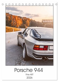 Cover Porsche 944 - Fine Art (Tischkalender 2026 DIN A5 hoch), CALVENDO Monatskalender