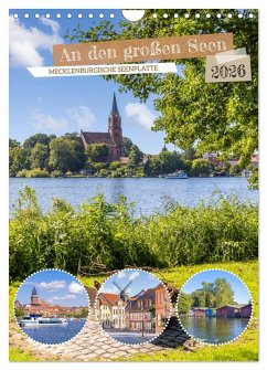 An den großen Seen der Mecklenburgischen Seenplatte (Wandkalender 2026 DIN A4 hoch), CALVENDO Monatskalender An den großen Seen der Mecklenburgischen Seenplatte (Wandkalender 2026 DIN A4 hoch), CALVENDO Monatskalender