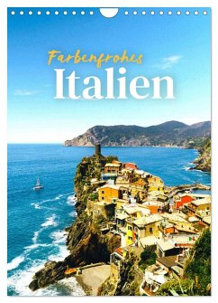 Cover Farbenfrohes Italien (Wandkalender 2026 DIN A4 hoch), CALVENDO Monatskalender