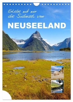 Erlebe mit mir die Südinsel von Neuseeland (Wandkalender 2026 DIN A4 hoch), CALVENDO Monatskalender Erlebe mit mir die Südinsel von Neuseeland (Wandkalender 2026 DIN A4 hoch), CALVENDO Monatskalender