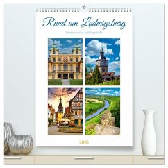 Rund um Ludwigsburg (hochwertiger Premium Wandkalender 2026 DIN A2 hoch), Kunstdruck in Hochglanz Rund um Ludwigsburg (hochwertiger Premium Wandkalender 2026 DIN A2 hoch), Kunstdruck in Hochglanz
