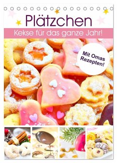 Plätzchen. Kekse für das ganze Jahr! (Tischkalender 2026 DIN A5 hoch), CALVENDO Monatskalender Plätzchen. Kekse für das ganze Jahr! (Tischkalender 2026 DIN A5 hoch), CALVENDO Monatskalender