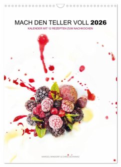 Cover Mach den Teller voll 2026 (Wandkalender 2026 DIN A3 hoch), CALVENDO Monatskalender