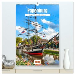 Papenburg. Längste Fehnkolonie Deutschlands (hochwertiger Premium Wandkalender 2026 DIN A2 hoch), Kunstdruck in Hochglanz
