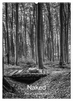 Cover Naked: Akt + Landschaft (Wandkalender 2026 DIN A2 hoch), CALVENDO Monatskalender