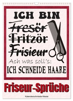 Cover Friseur-Sprüche (Wandkalender 2026 DIN A3 hoch), CALVENDO Monatskalender