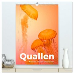 Quallen - Beeindruckende Wassertiere (hochwertiger Premium Wandkalender 2026 DIN A2 hoch), Kunstdruck in Hochglanz
