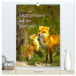 Cover Muttertiere und ihre Jungen (hochwertiger Premium Wandkalender 2026 DIN A2 hoch), Kunstdruck in Hochglanz