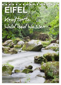 Cover EIFEL - Kraftorte Wald und Wasser (Tischkalender 2026 DIN A5 hoch), CALVENDO Monatskalender