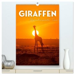 Giraffe - Bemerkenswerte Tiere. (hochwertiger Premium Wandkalender 2026 DIN A2 hoch), Kunstdruck in Hochglanz Giraffe - Bemerkenswerte Tiere. (hochwertiger Premium Wandkalender 2026 DIN A2 hoch), Kunstdruck in Hochglanz