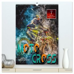 Motocross - einfach faszinierend (hochwertiger Premium Wandkalender 2026 DIN A2 hoch), Kunstdruck in Hochglanz
