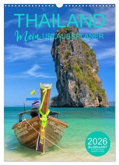THAILAND - Mein Urlaubsplaner (Wandkalender 2026 DIN A3 hoch), CALVENDO Monatskalender Cover THAILAND - Mein Urlaubsplaner (Wandkalender 2026 DIN A3 hoch), CALVENDO Monatskalender