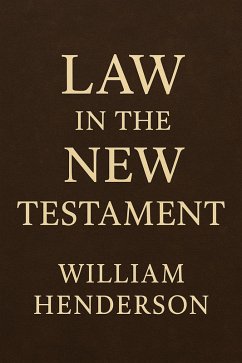 Cover Law in the New Testament (eBook, ePUB)