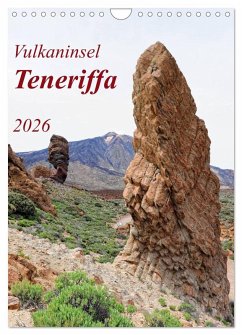 Cover Vulkaninsel Teneriffa (Wandkalender 2026 DIN A4 hoch), CALVENDO Monatskalender