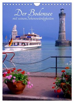 Der Bodensee mit seinen Sehenswürdigkeiten (Wandkalender 2026 DIN A4 hoch), CALVENDO Monatskalender