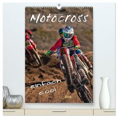 Motocross - einfach cool (hochwertiger Premium Wandkalender 2026 DIN A2 hoch), Kunstdruck in Hochglanz