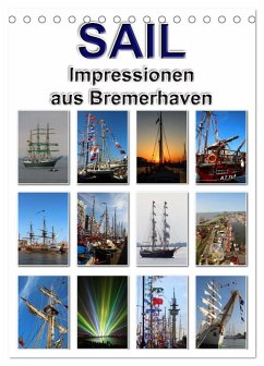 Cover Sail - Impressionen aus Bremerhaven (Tischkalender 2026 DIN A5 hoch), CALVENDO Monatskalender