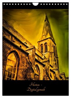 Cover Herten - Digital gemalt (Wandkalender 2026 DIN A4 hoch), CALVENDO Monatskalender