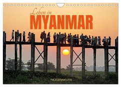 Leben in Myanmar (Wandkalender 2026 DIN A4 quer), CALVENDO Monatskalender