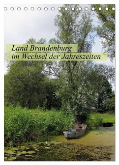 Cover Land Brandenburg im Wechsel der Jahreszeiten (Tischkalender 2026 DIN A5 hoch), CALVENDO Monatskalender