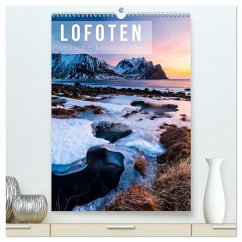 Lofoten. Poetische Landschaften (hochwertiger Premium Wandkalender 2026 DIN A2 hoch), Kunstdruck in Hochglanz