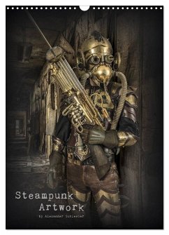 Cover Steampunk Artwork (Wandkalender 2026 DIN A3 hoch), CALVENDO Monatskalender