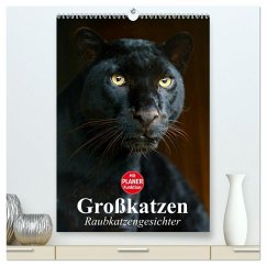 Cover Großkatzen. Raubkatzengesichter (hochwertiger Premium Wandkalender 2026 DIN A2 hoch), Kunstdruck in Hochglanz