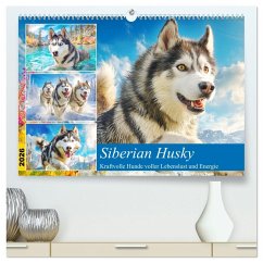 Siberian Husky. Kraftvolle Hunde voller Lebenslust und Energie (hochwertiger Premium Wandkalender 2026 DIN A2 quer), Kunstdruck in Hochglanz Siberian Husky. Kraftvolle Hunde voller Lebenslust und Energie (hochwertiger Premium Wandkalender 2026 DIN A2 quer), Kunstdruck in Hochglanz