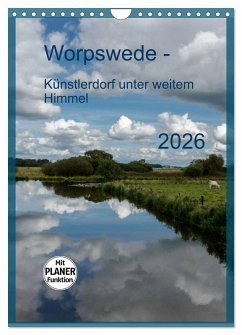 Cover Worpswede - Künstlerdorf unter weitem Himmel (Wandkalender 2026 DIN A4 hoch), CALVENDO Monatskalender