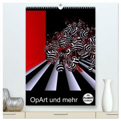 Cover OpArt und mehr (hochwertiger Premium Wandkalender 2026 DIN A2 hoch), Kunstdruck in Hochglanz