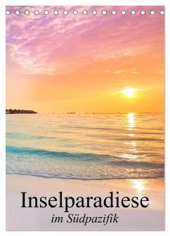 Cover Inselparadiese im Südpazifik (Tischkalender 2026 DIN A5 hoch), CALVENDO Monatskalender